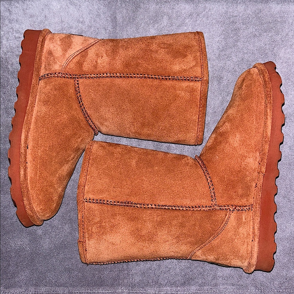 BEARPAW “Elle” Suede Short Boots with Wool Lining - Picture 4 of 12